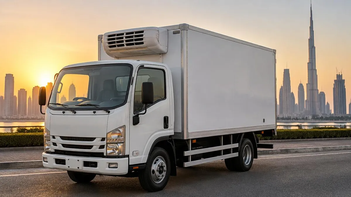 Event & Catering Van for rent in Dubai, 0°C to +10°C temperature range