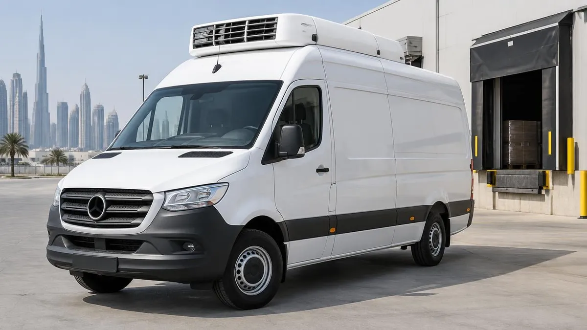 Freezer Van -20°C for rent in Dubai, -20°C to -18°C temperature range