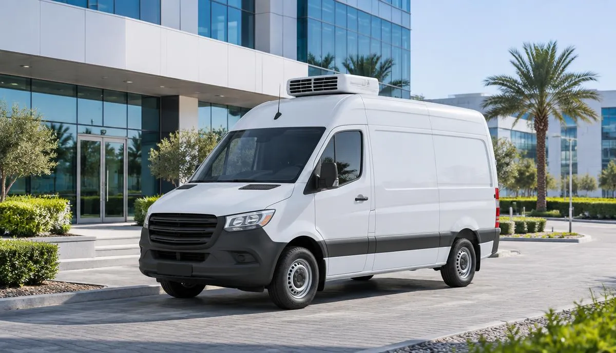 Pharma Transport Van for rent in Dubai, +2°C to +8°C temperature range