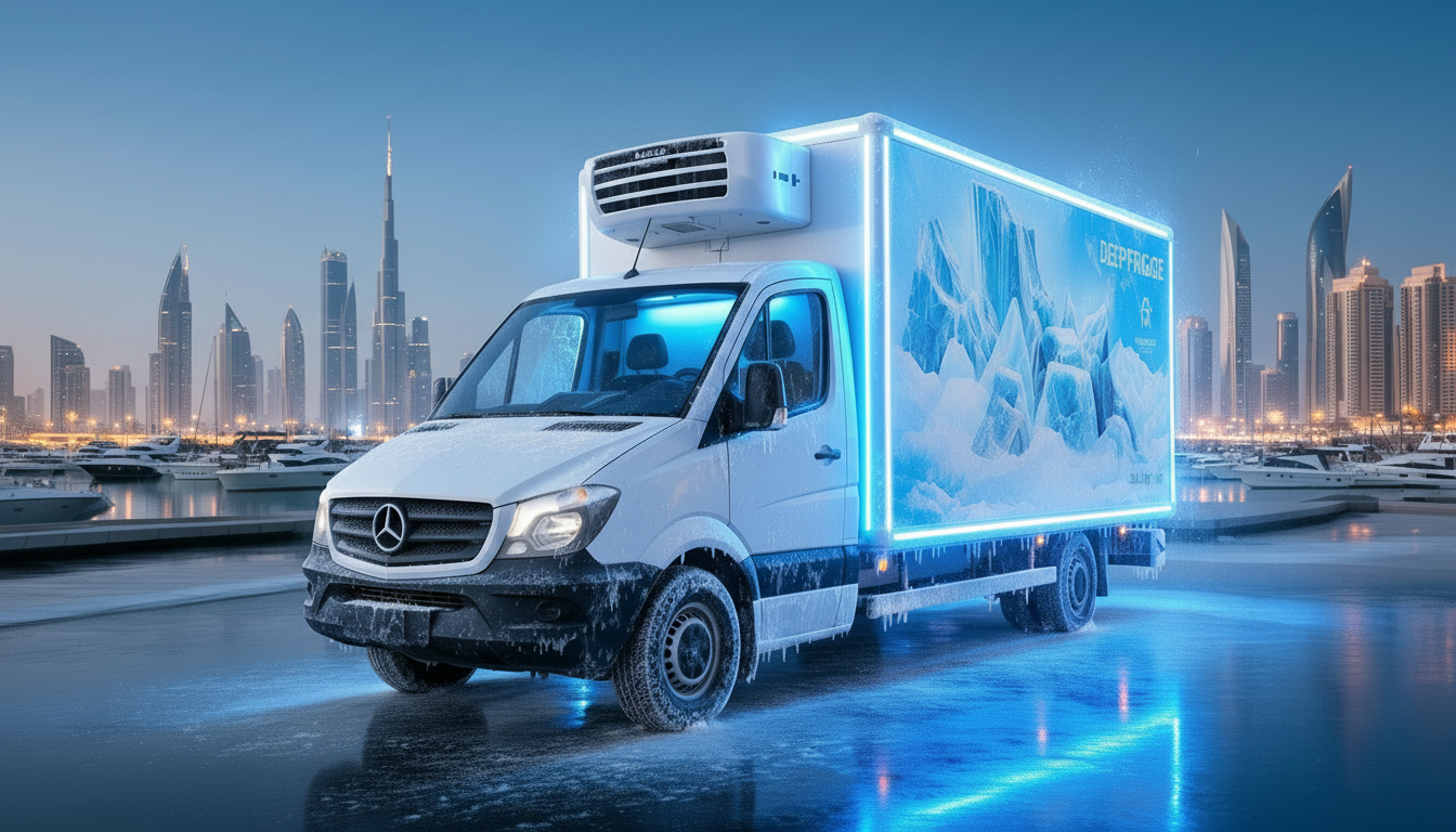 Freezer Van -20°C for rent in Dubai – -20°C to -18°C temperature range